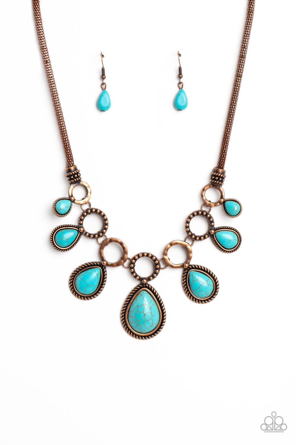 Riverside Relic - copper - Paparazzi necklace