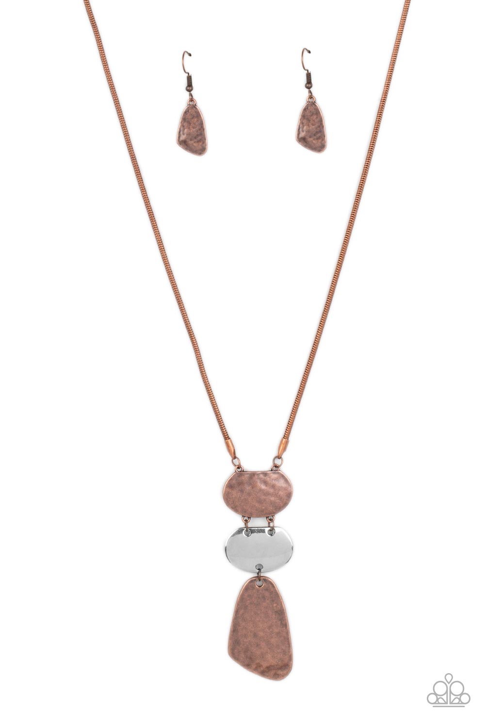 Riverside Respite - copper - Paparazzi necklace