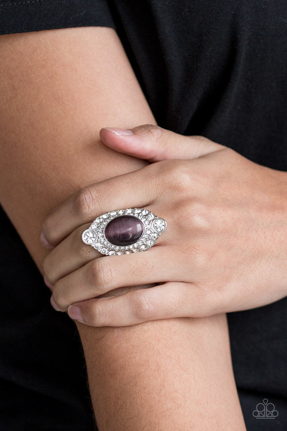 Riviera Royalty-purple-Paparazzi ring