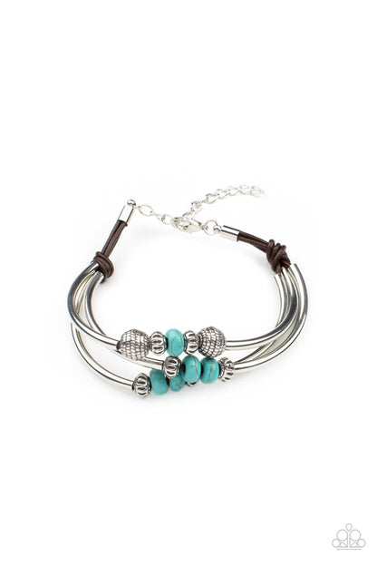 Road Trip Rebel - blue - Paparazzi bracelet