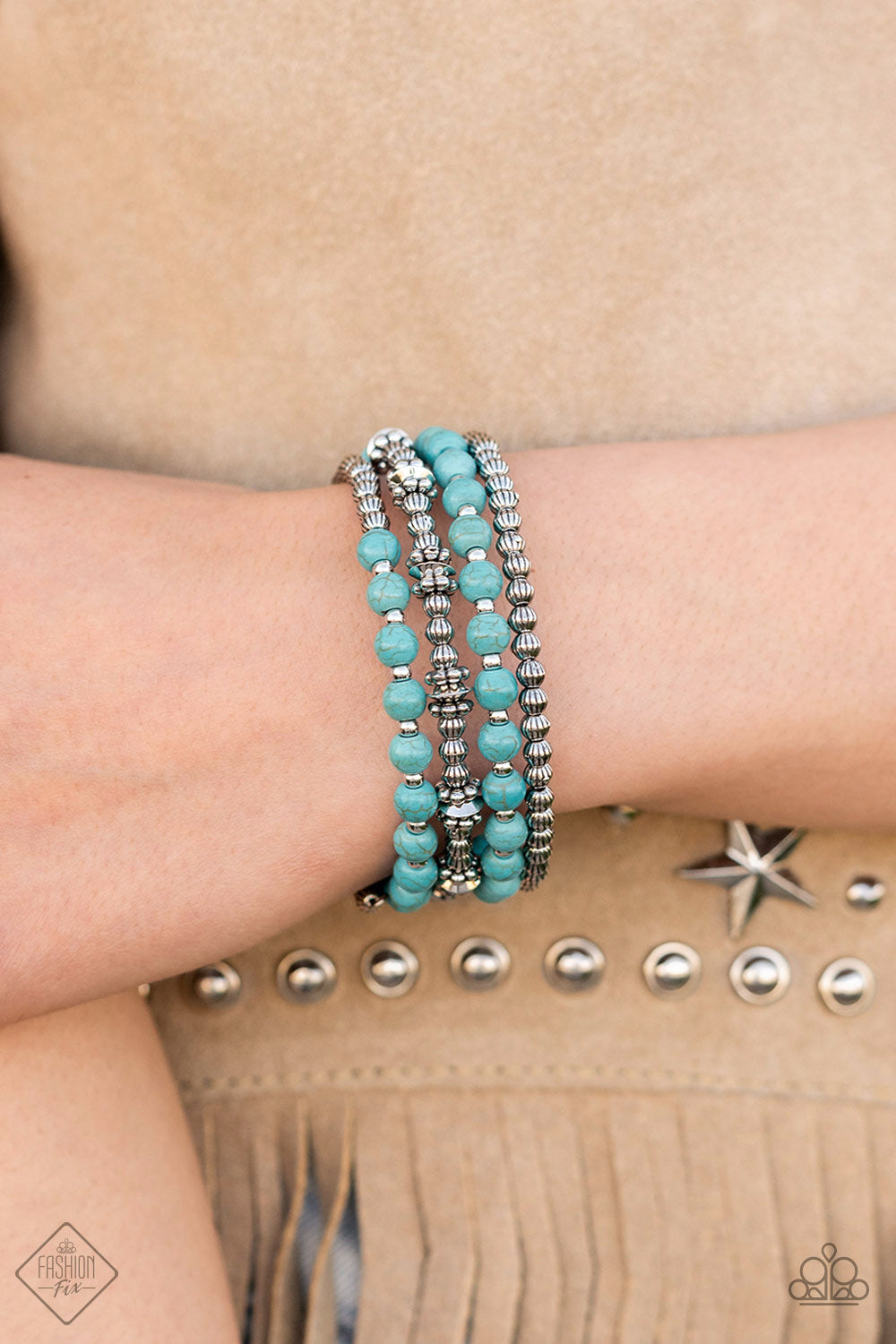 Road Trip Remix - blue - Paparazzi bracelet