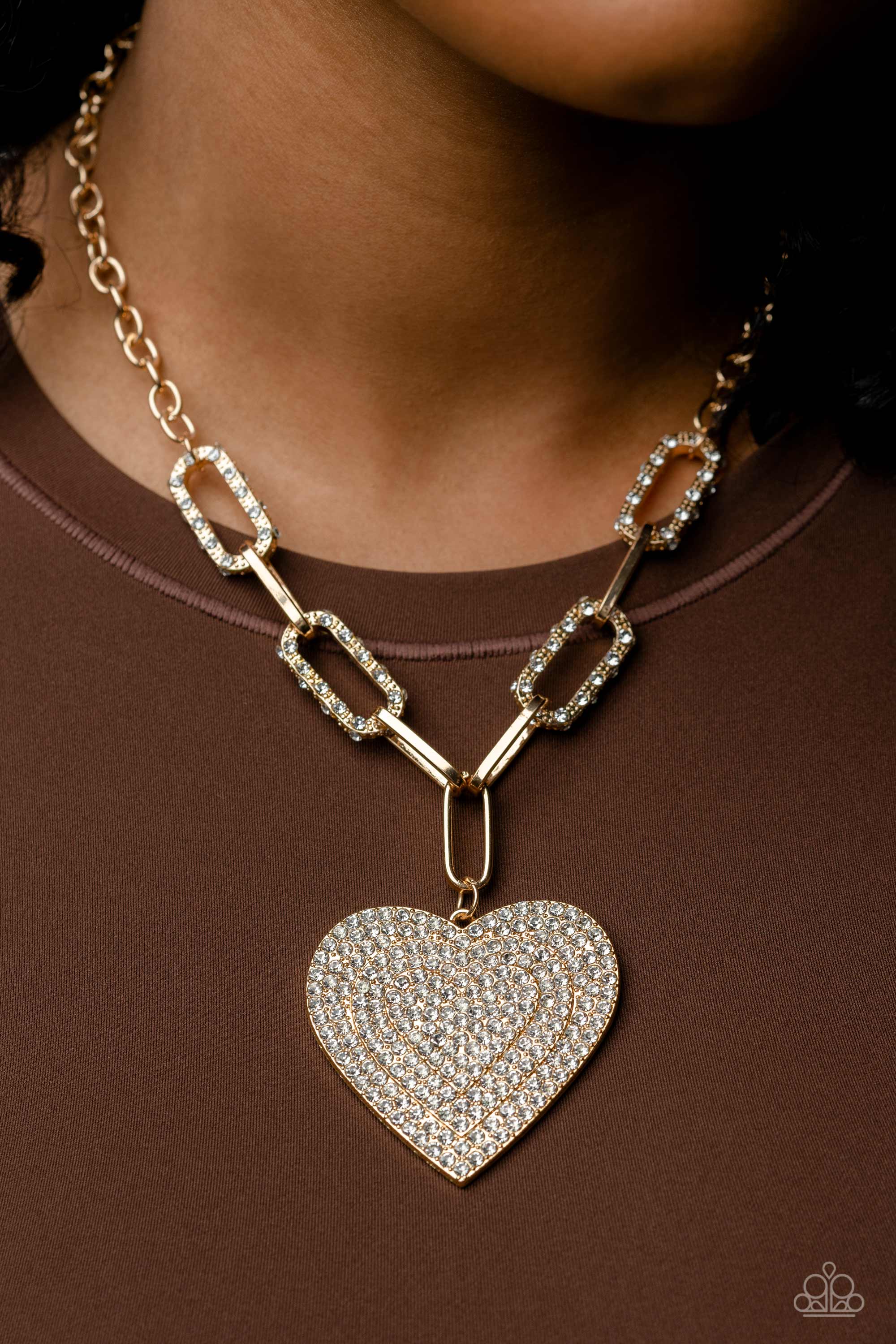 Roadside Romance - gold - Paparazzi necklace – JewelryBlingThing