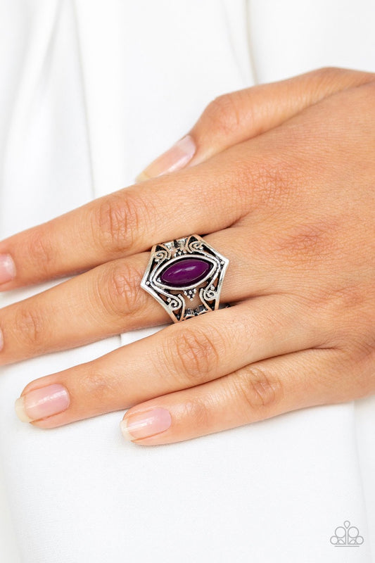Roamin Rogue - purple - Paparazzi ring