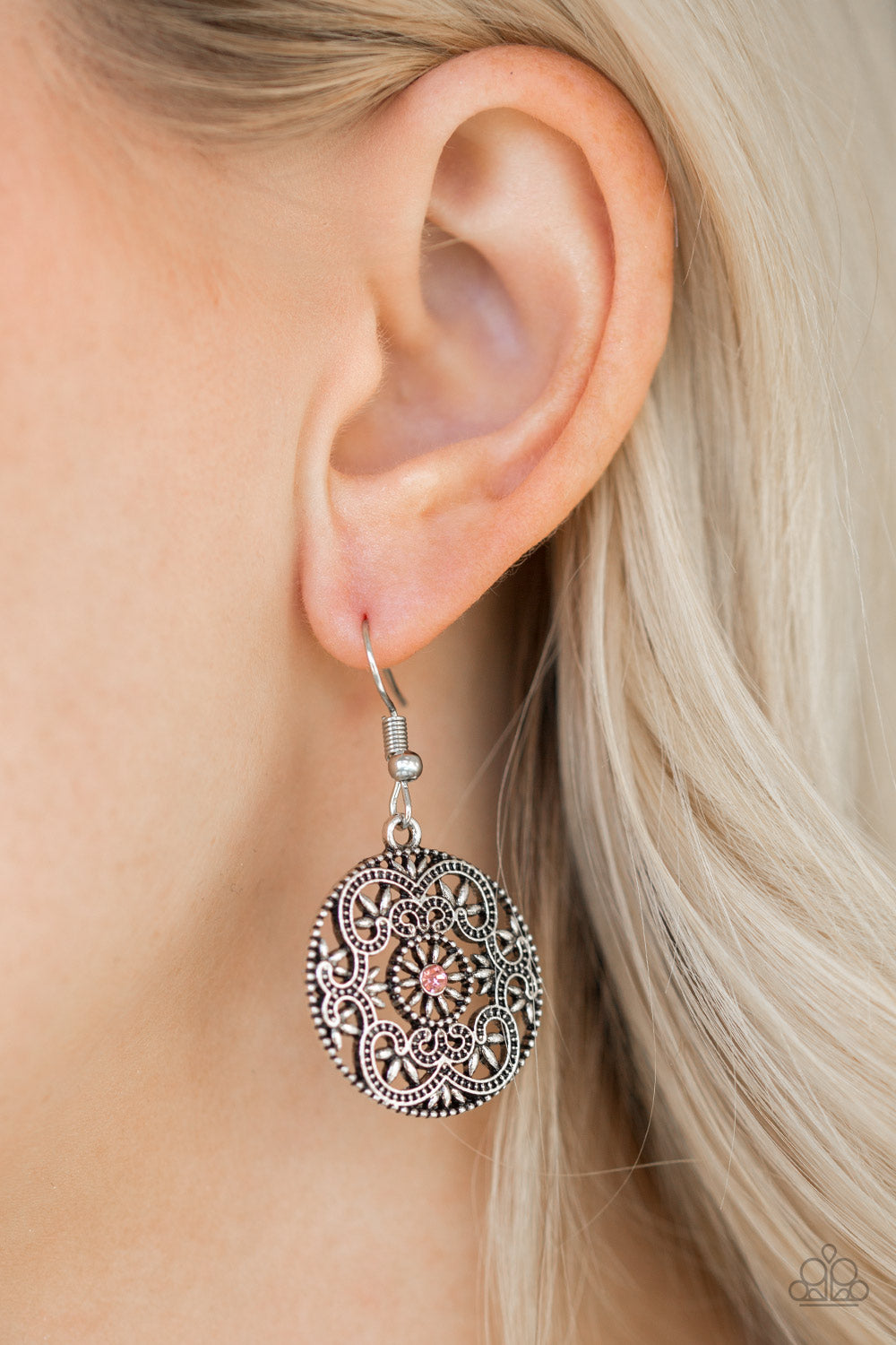 Rochester Royale - pink - Paparazzi earrings