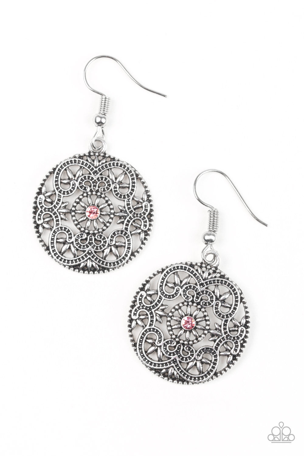 Rochester Royale - pink - Paparazzi earrings