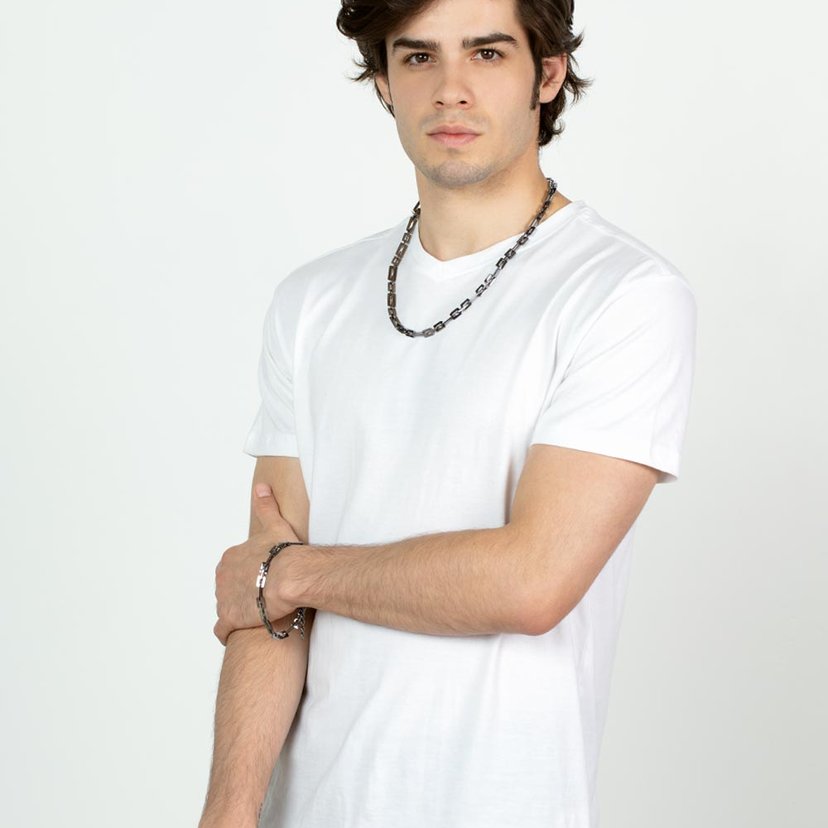 Rocket Zone - black - Paparazzi MENS necklace