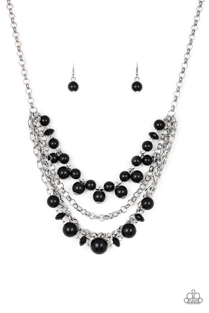 Rockin Rockette - black - Paparazzi necklace