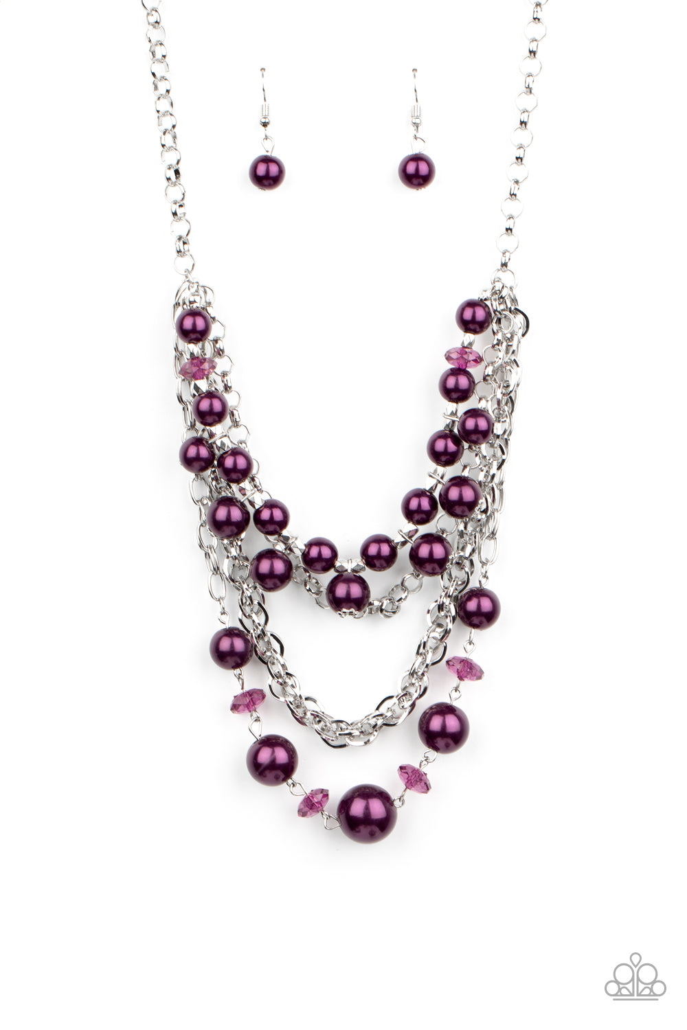 Rocking Rockette - purple - Paparazzi necklace
