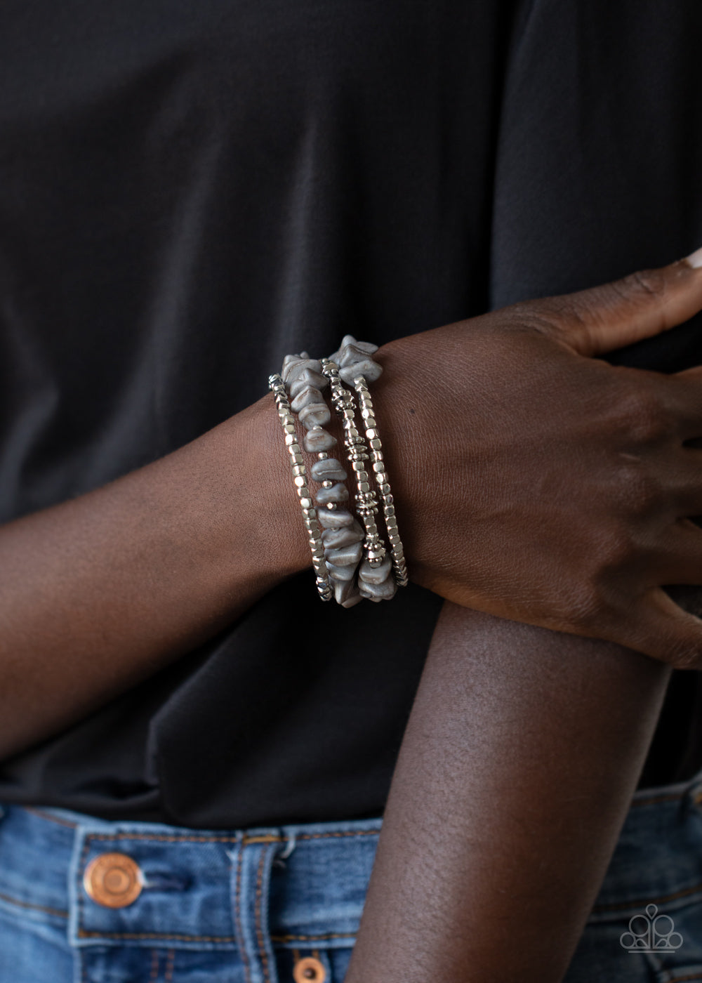 Rockin' Renegade - silver - Paparazzi bracelet