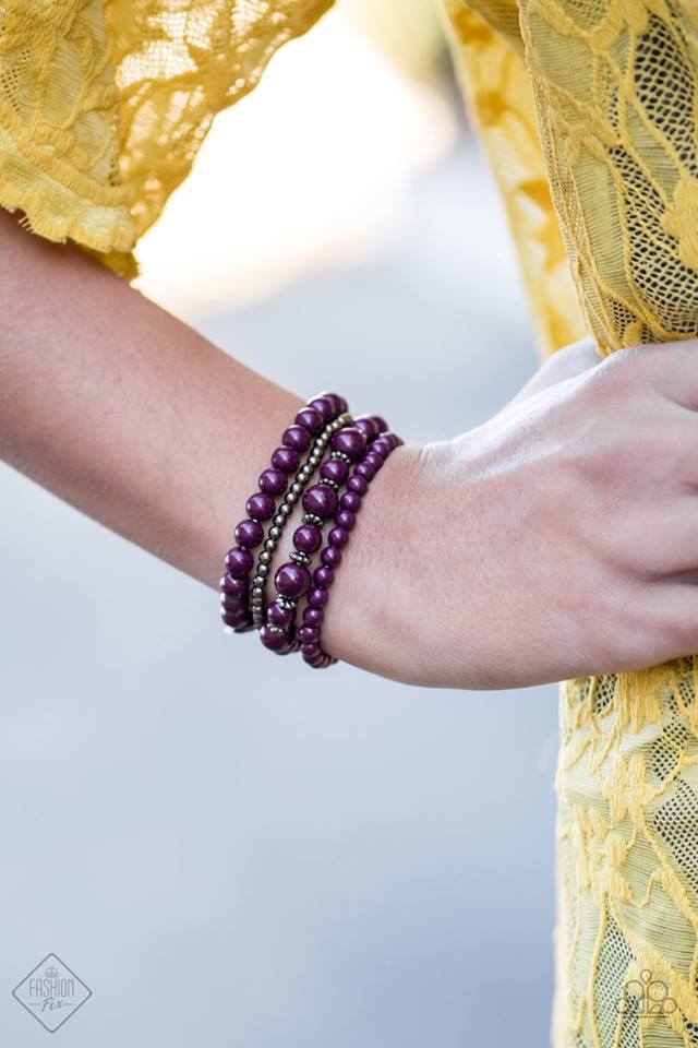 Rockin Rococo - purple - Paparazzi bracelet