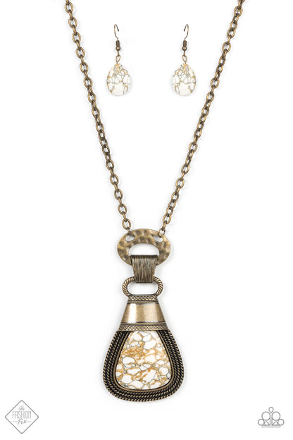 Rodeo Royale - brass - Paparazzi necklace