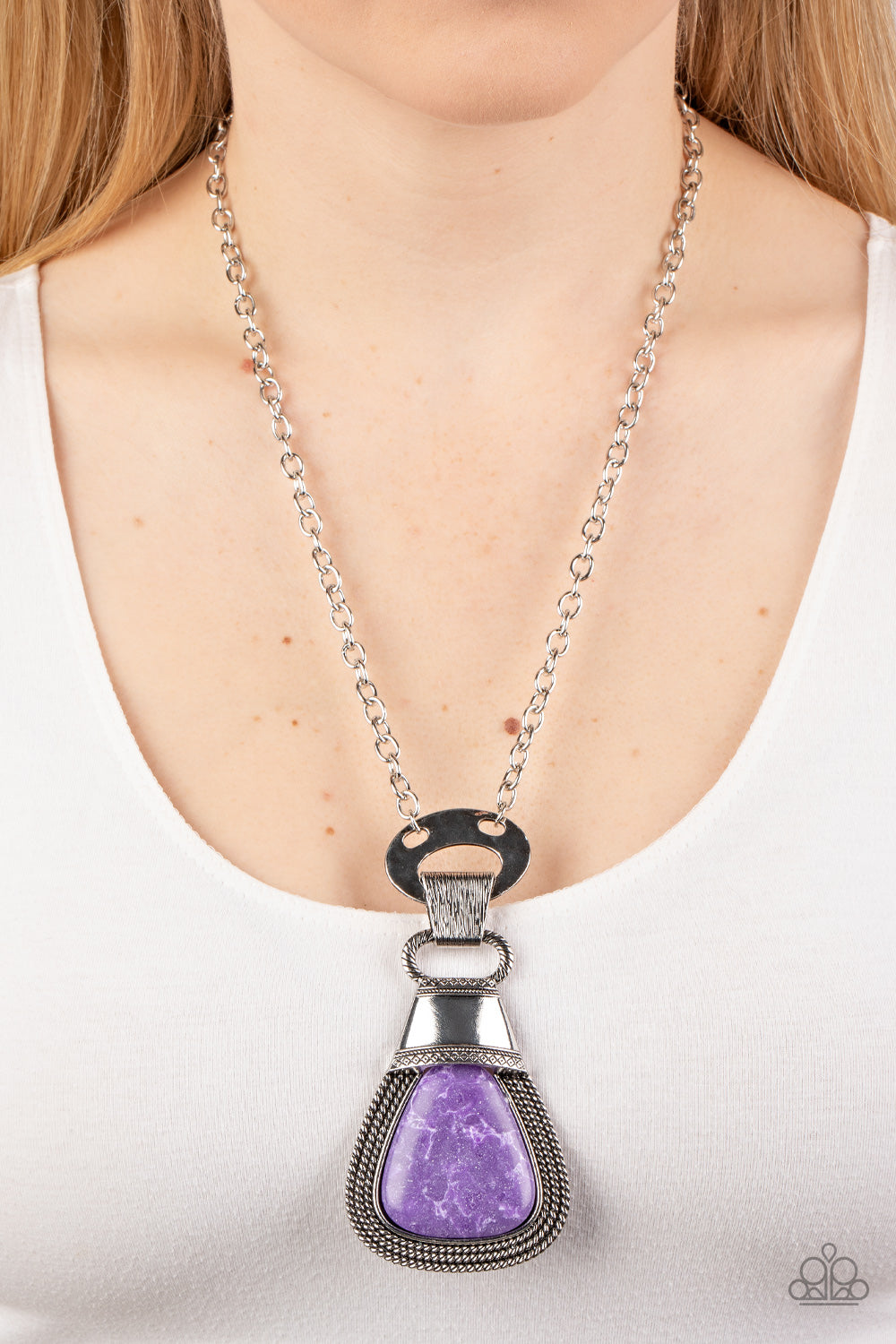 Rodeo Royale - purple - Paparazzi necklace