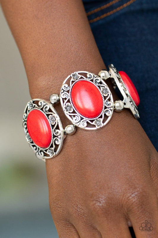Rodeo Rancho - red - Paparazzi bracelet