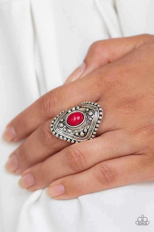Rogue Ramble-red-Paparazzi ring