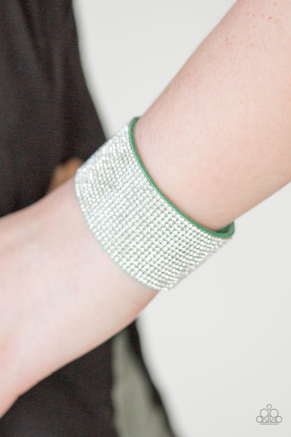 Roll with the Punches - green - Paparazzi bracelet