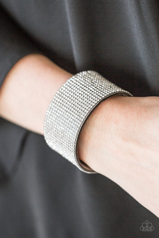 Roll with the Punches - silver - Paparazzi bracelet