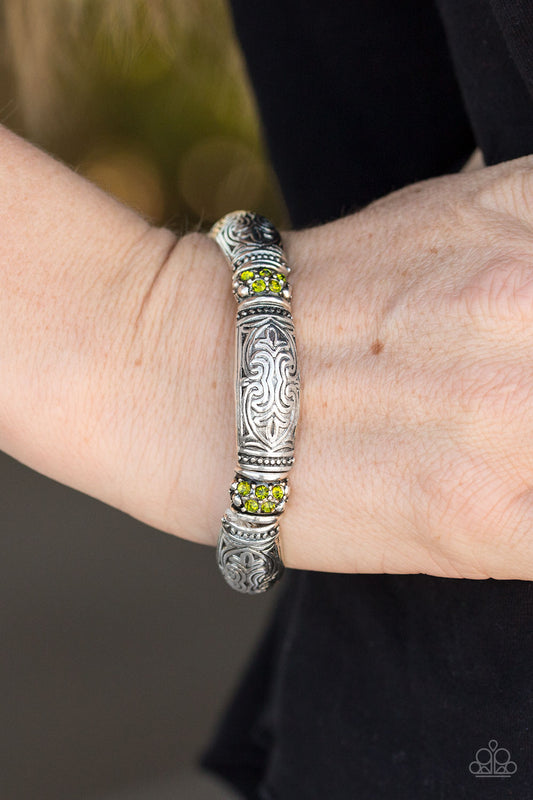 Romance in Rome - green - Paparazzi bracelet