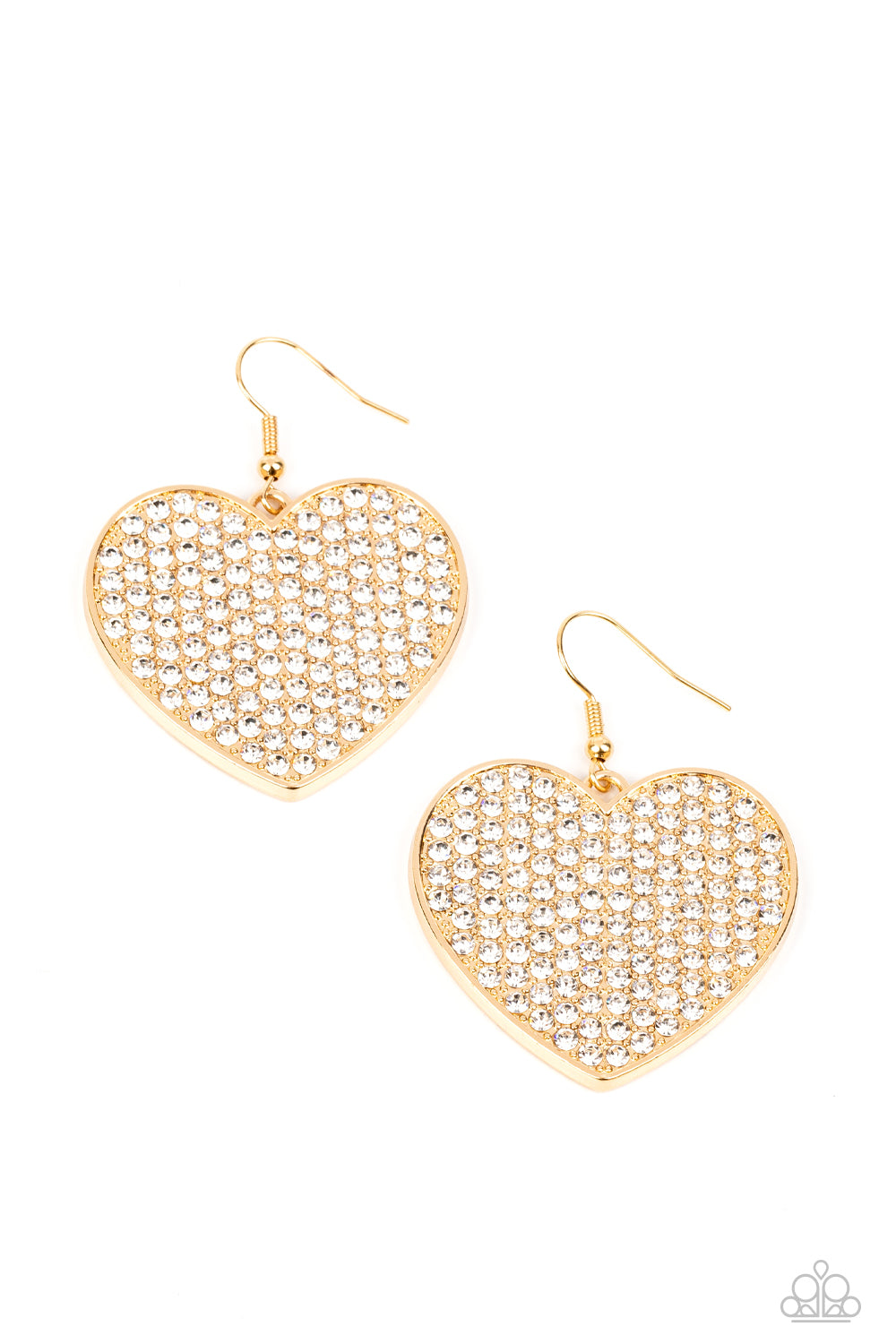 Romantic Reign - gold - Paparazzi earrings