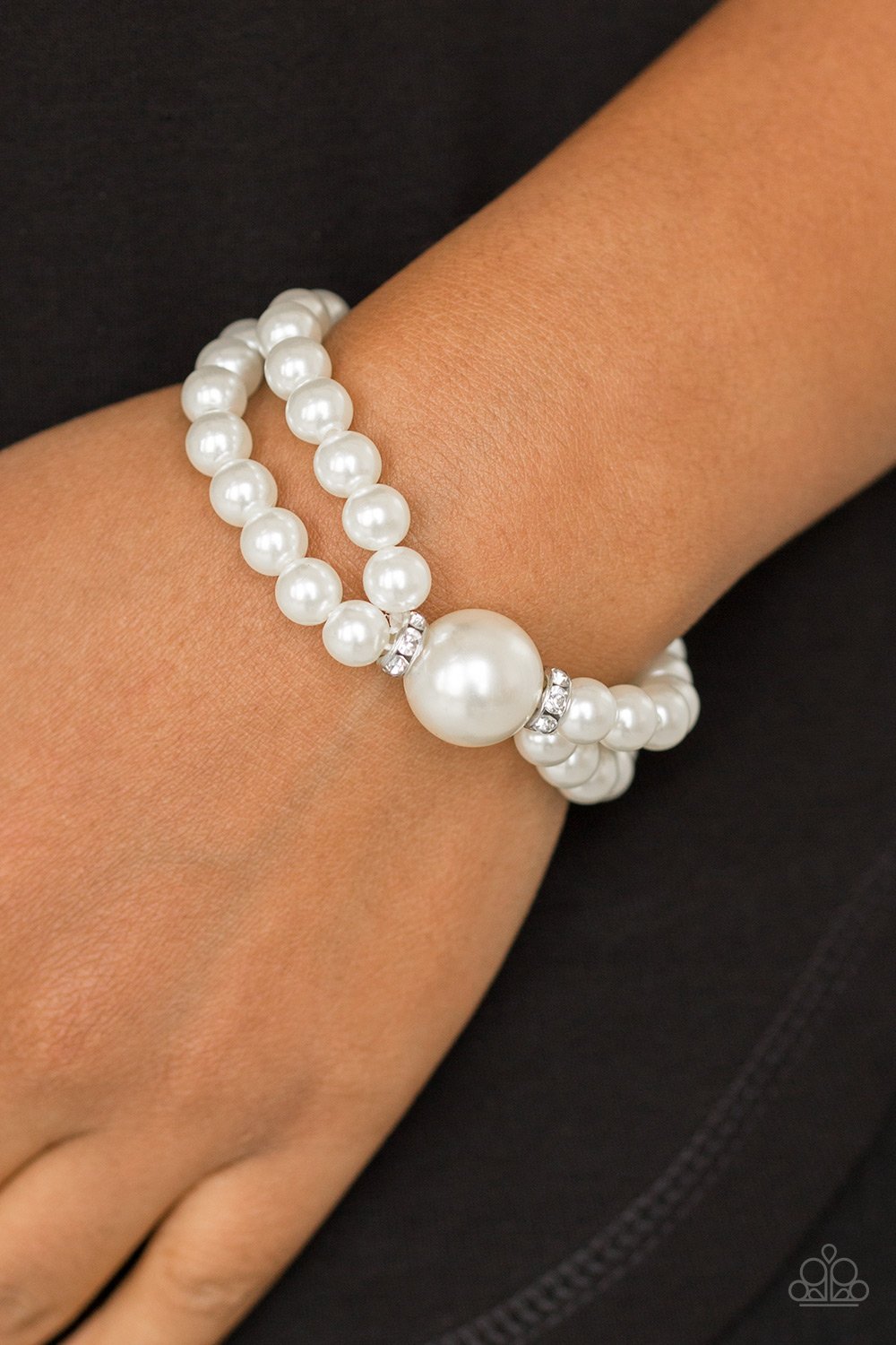 Romance Redux - white - Paparazzi bracelet