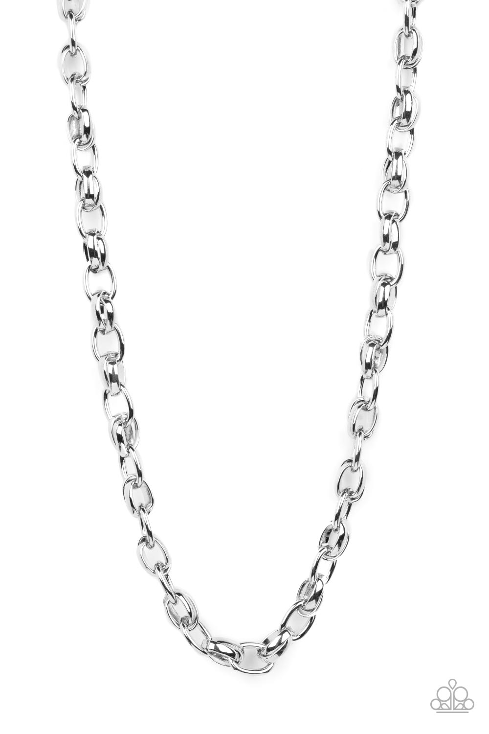 Rookie of the Year - silver - Paparazzi MENS necklace