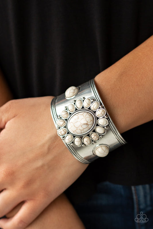 Room To Roam-white-Paparazzi bracelet