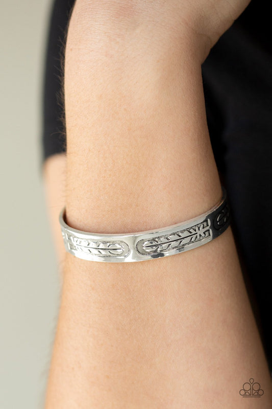 Roost Radiance-silver-Paparazzi bracelet