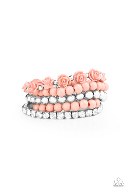 Rose Garden Grandeur - pink - Paparazzi bracelet