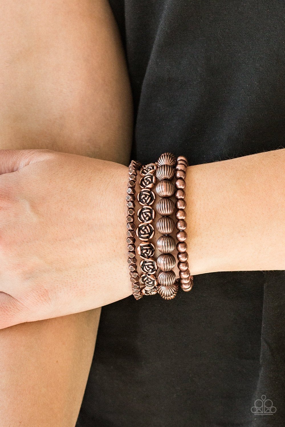 Rose Garden Gala-copper-Paparazzi bracelet