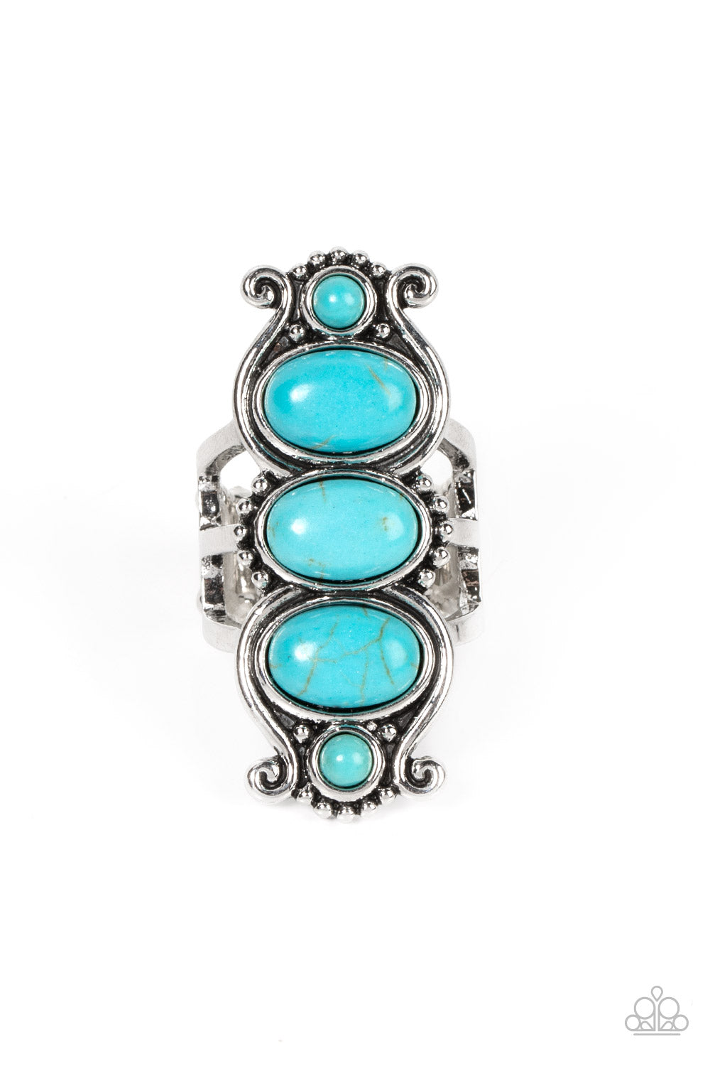 Roswell Relic - blue - Paparazzi ring