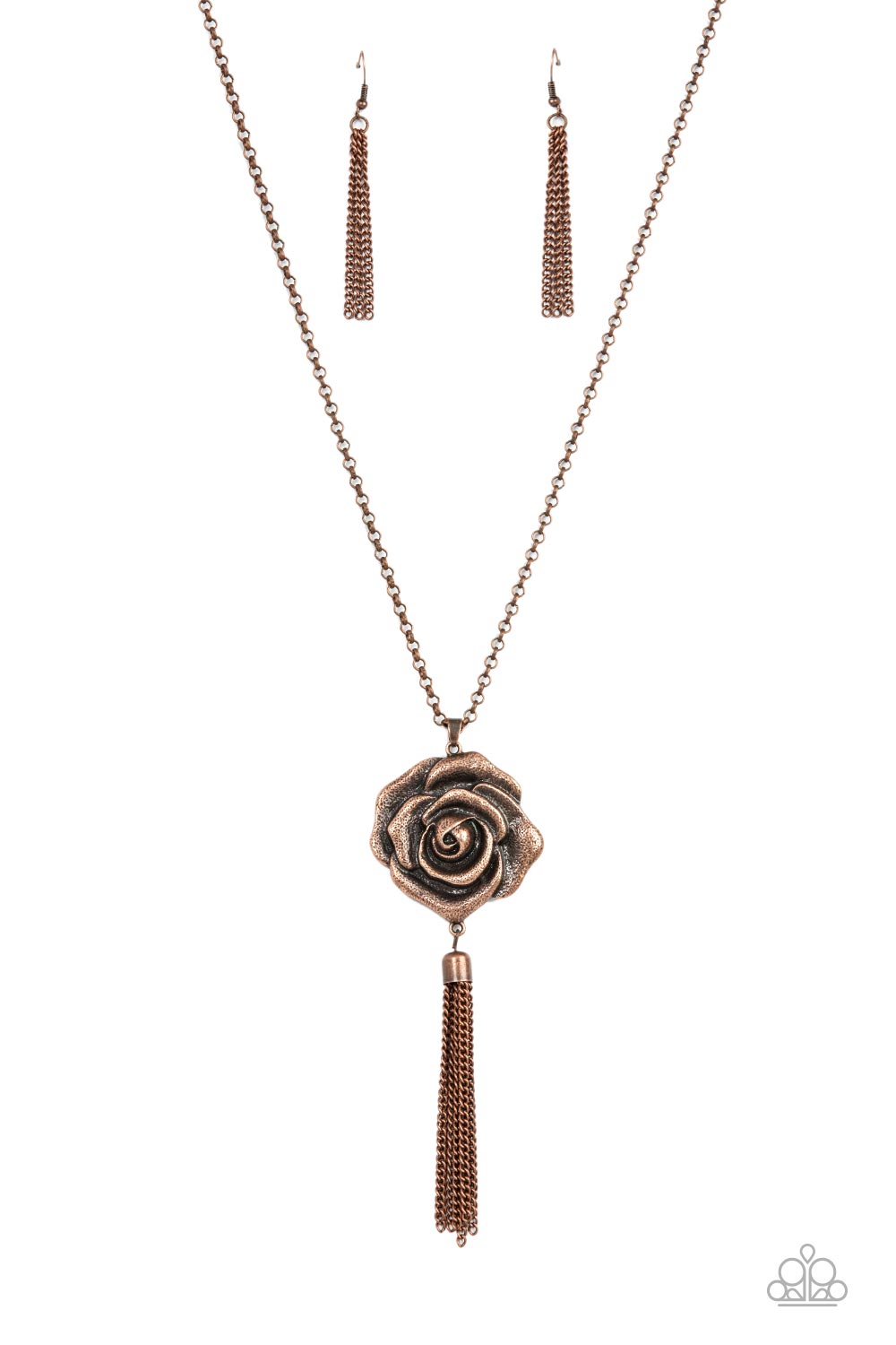 Rosy Redux - copper - Paparazzi necklace