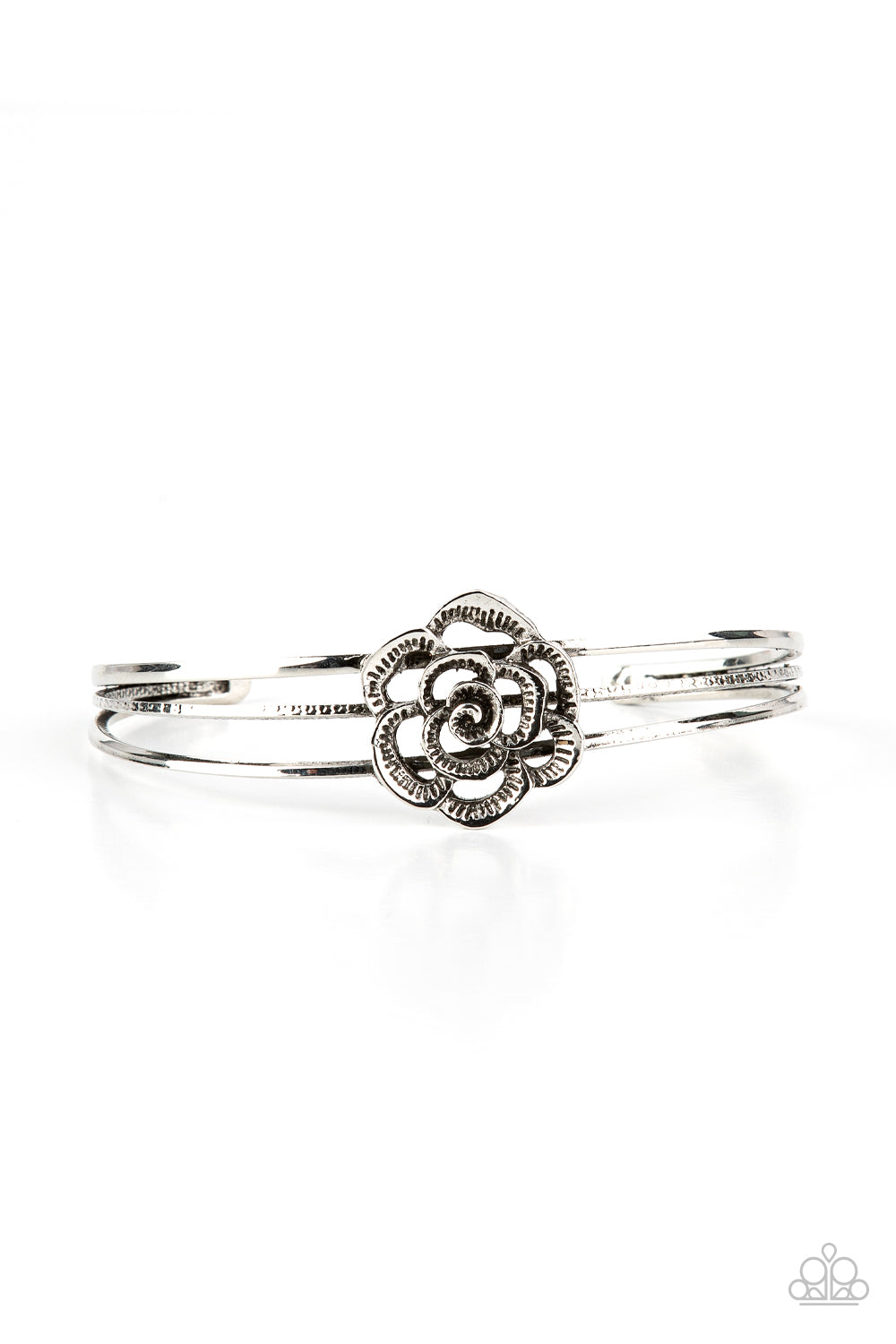 Rosy Repose - silver - Paparazzi bracelet