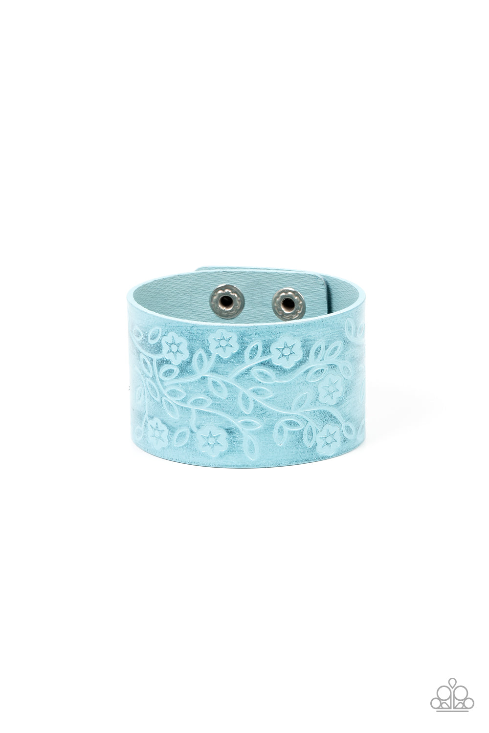 Rosy Wrap Up - blue - Paparazzi bracelet