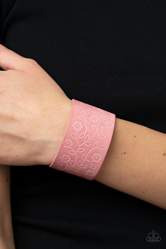 Rosy Wrap Up - pink - Paparazzi bracelet