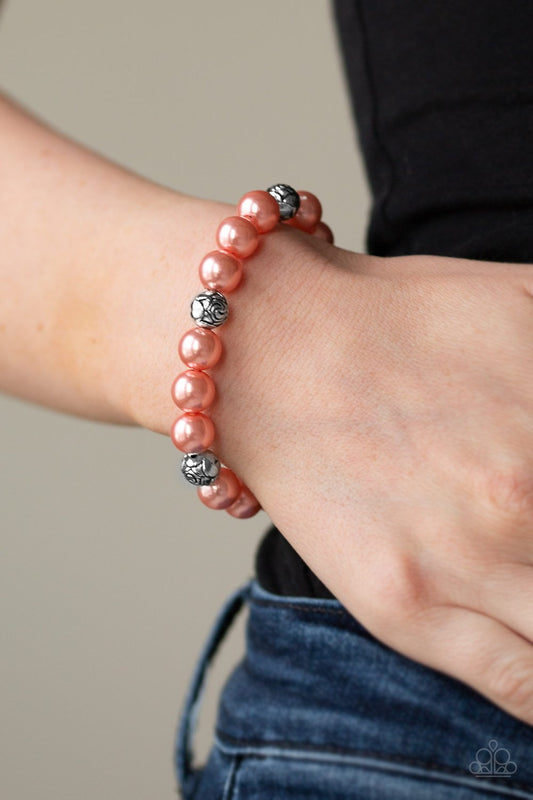 Rosy Radiance-orange-Paparazzi bracelet