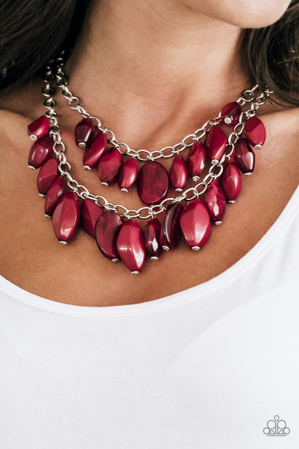 Royal Retreat - red - Paparazzi necklace