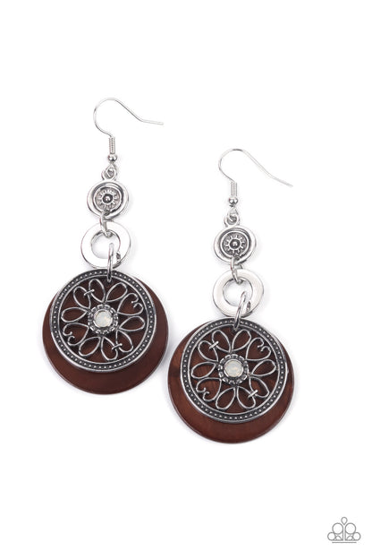 Royal Marina - brown - Paparazzi earrings