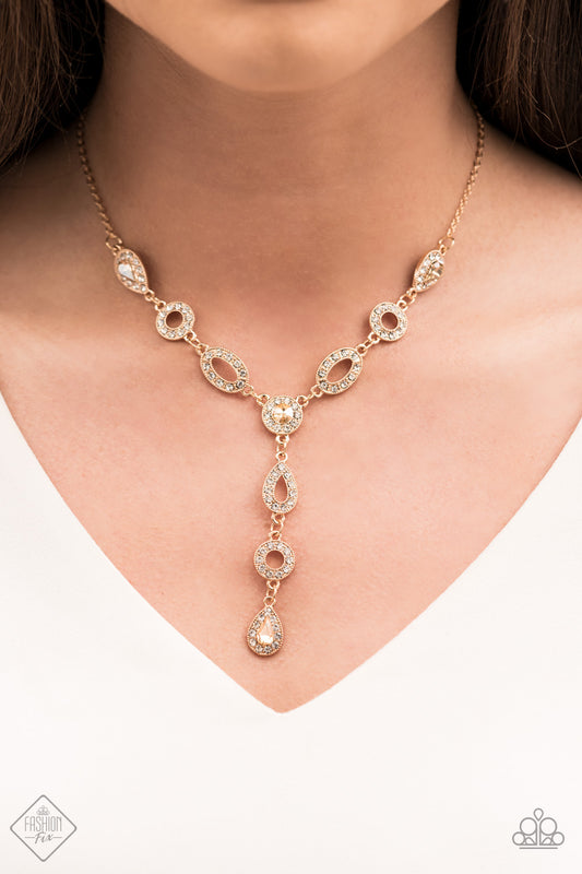 Royal Redux - gold - Paparazzi necklace