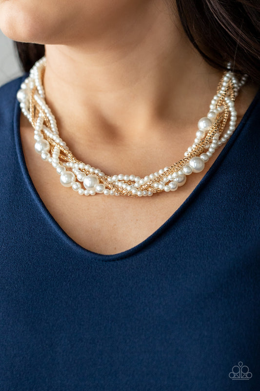 Royal Reminiscence - gold - Paparazzi necklace