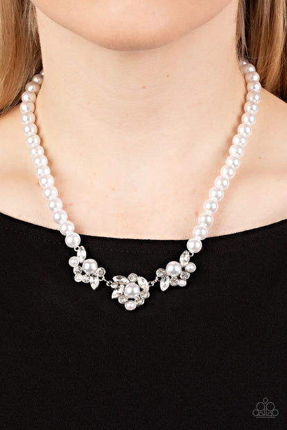 Royal Renditions - white - Paparazzi necklace