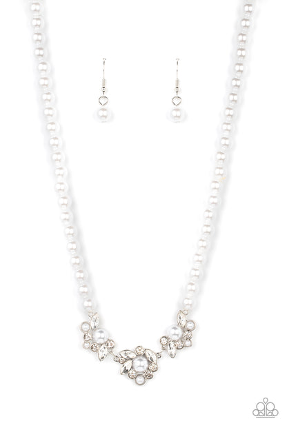 Royal Renditions - white - Paparazzi necklace