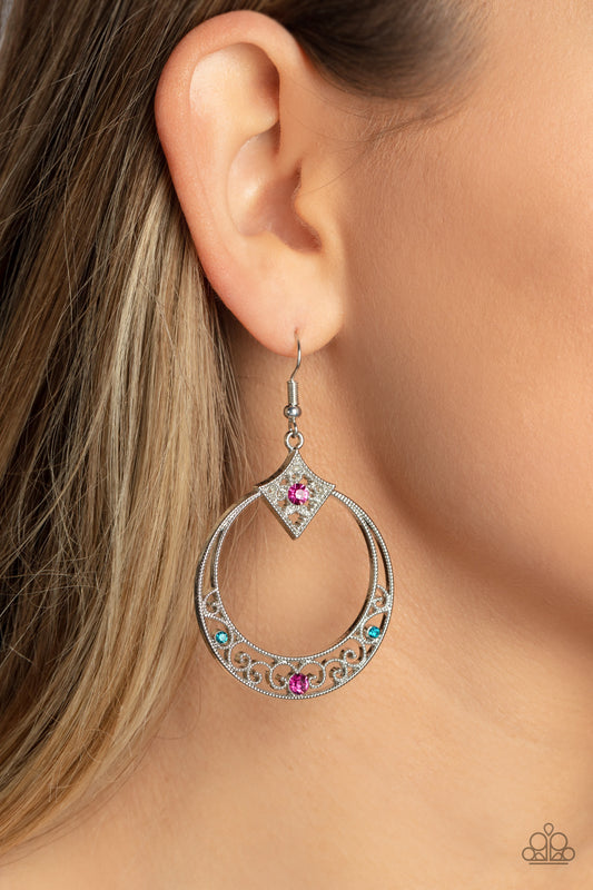 Royal Resort - multi - Paparazzi earrings
