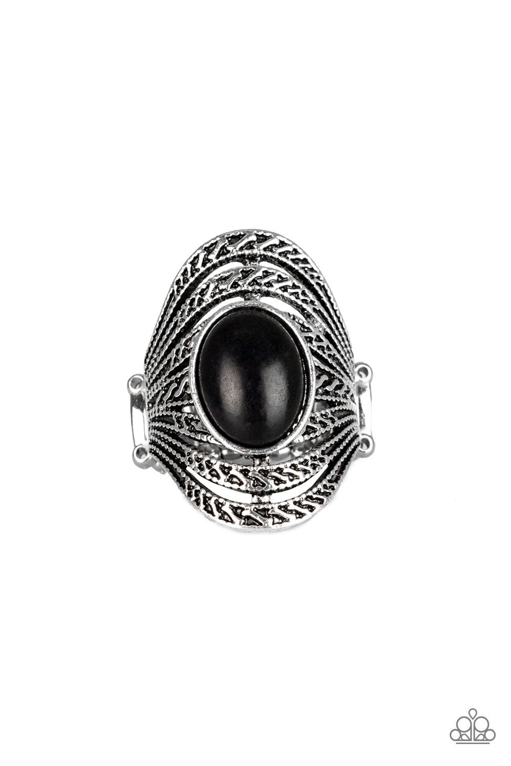 Royal Roamer - black - Paparazzi ring