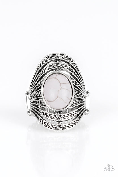 Royal Roamer - silver - Paparazzi ring