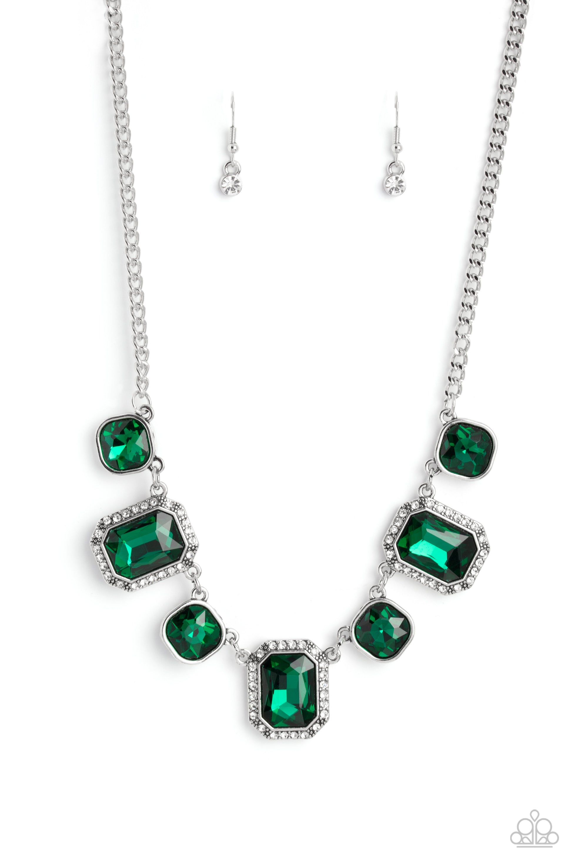 Royal Rumble - green - Paparazzi necklace