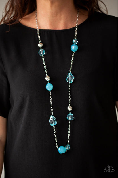Royal Roller-blue-Paparazzi necklace