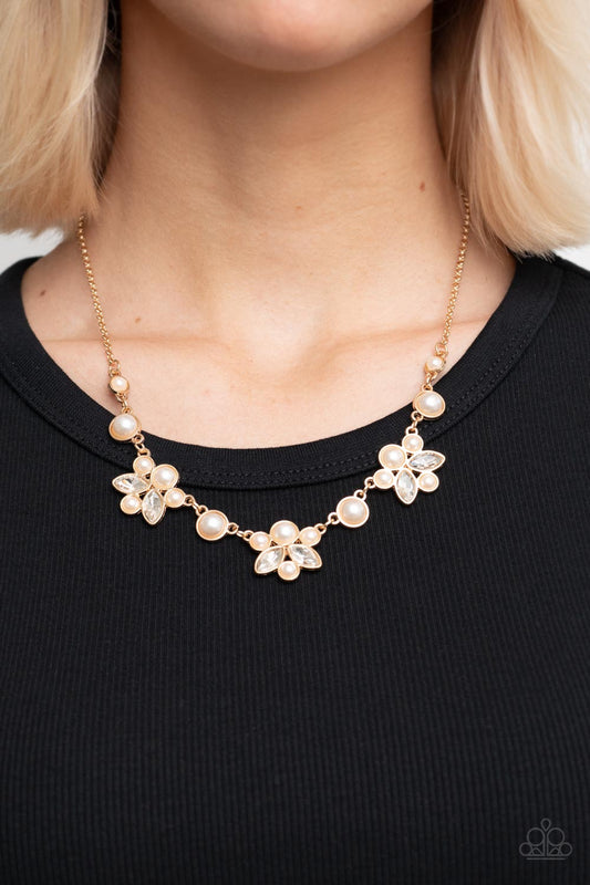 Royally Ever After - gold - Paparazzi necklace