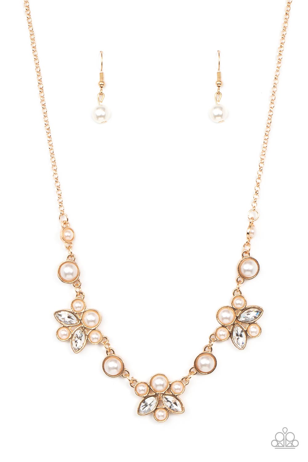 Royally Ever After - gold - Paparazzi necklace