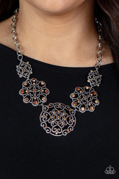 Royally Romantic - brown - Paparazzi necklace