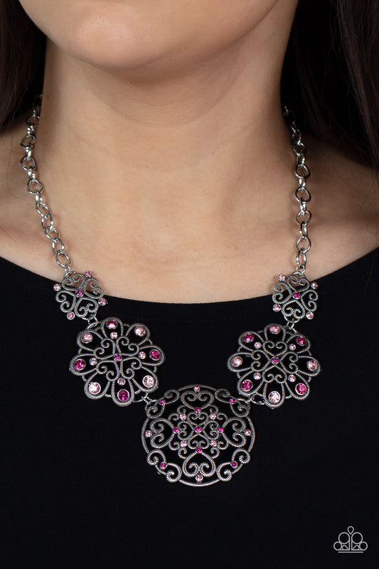 Royally Romantic - pink - Paparazzi necklace