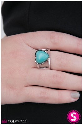 Rule With Your Heart - Blue - Paparazzi ring